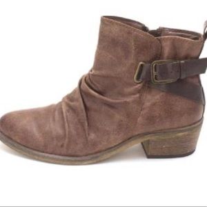 New Bare Traps Pennie Ankle Boots Brown (6.5)